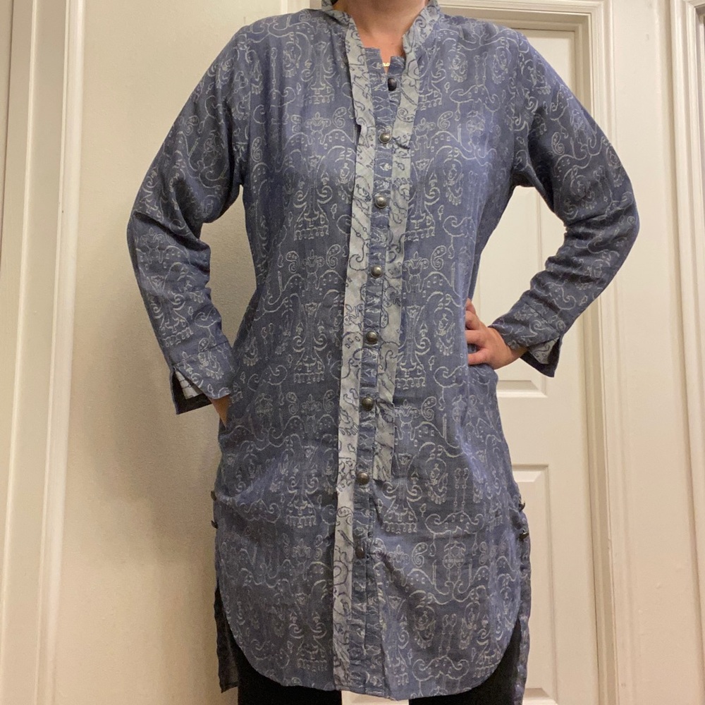 Blue Tunic Dress VINTAGE